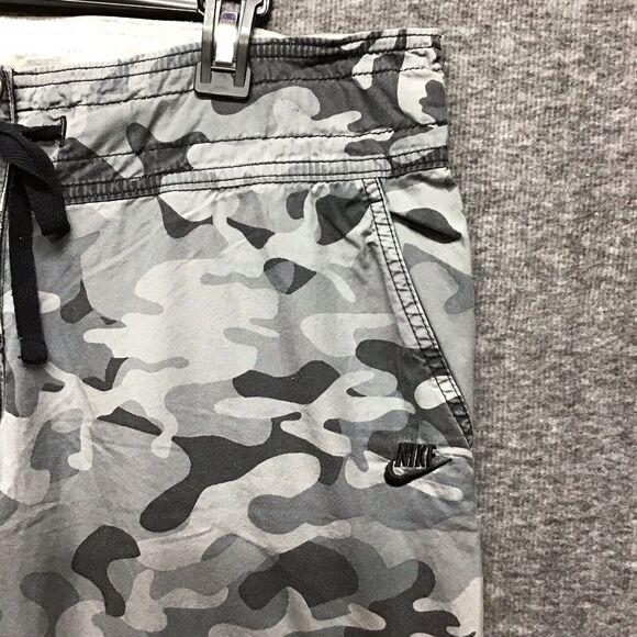 VTG Nike Sportswear Womens Med Capri Camo Cargo Pants Camouflage Cotton Y2K - Picture 3 of 14